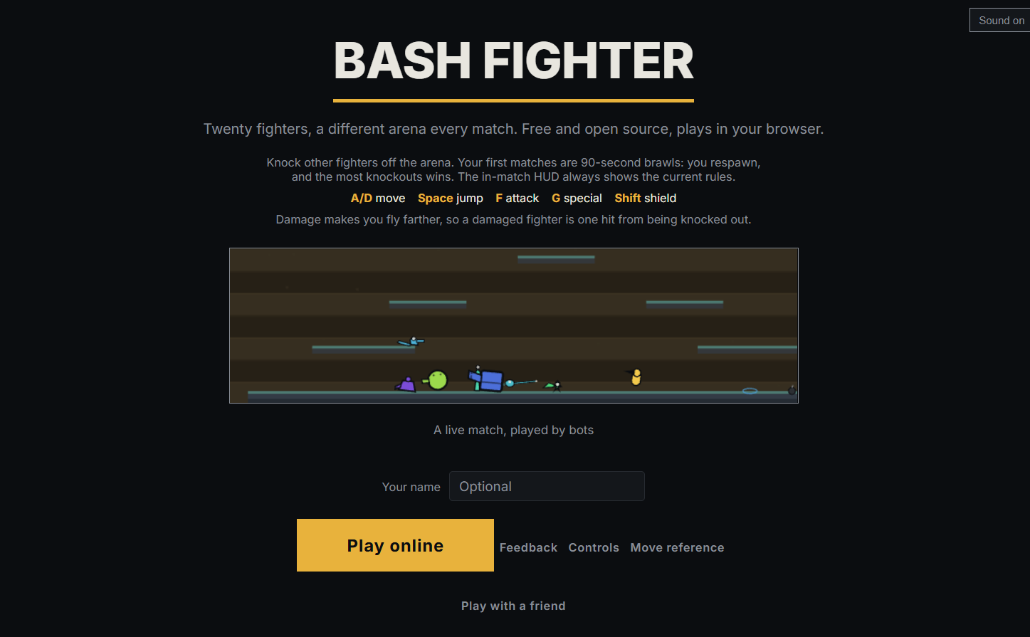 Bash Fighter screenshot
