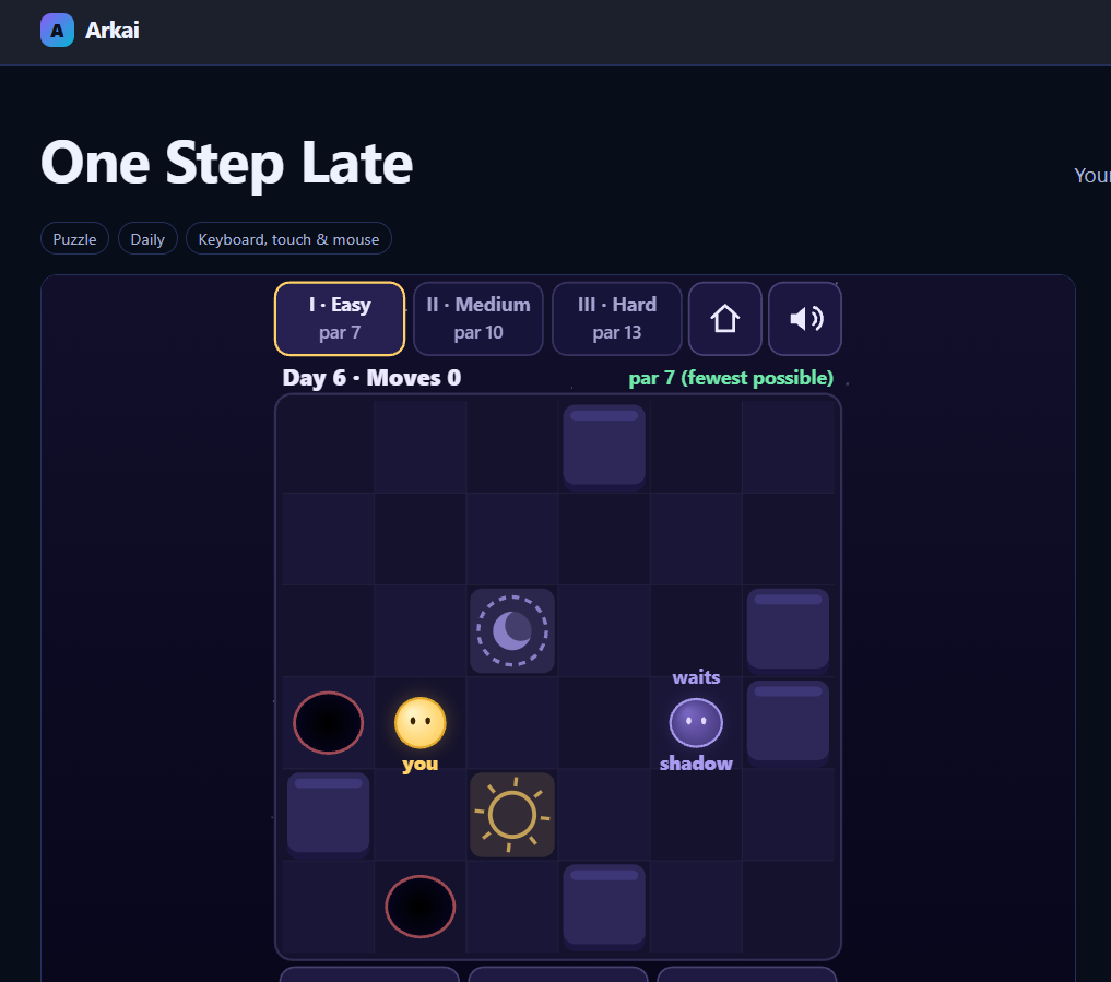 One Step Late screenshot